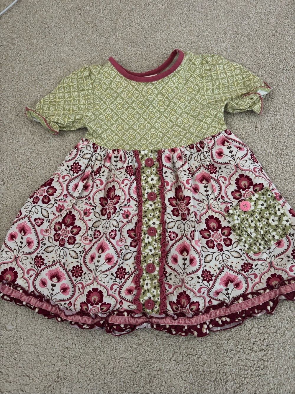 Matilda Jane Heart to Heart Daydream Floral Medallion Print Maggie dress 4